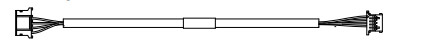 ATMスペアパーツ 445-0755111 LVDS 太陽光電源ハーネス,600MM