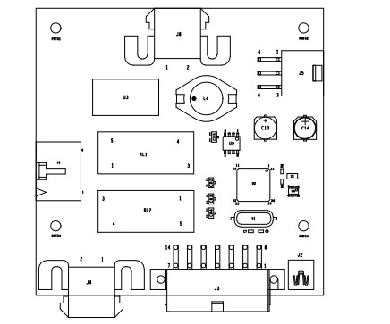 ATM パーツ プリント回路板 PSU インテル 心臓の鼓動 PCB 組立 445-0752915