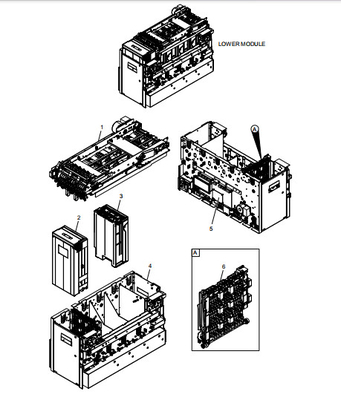 BRM 下部モジュールATM機械部品