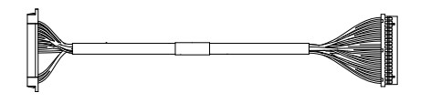 ATM機械部品 445-0743831 LVDS ハーネス, 1200MM