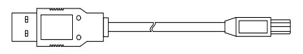 ATM機械部品 009-0021027 USBケーブル A型から B型へ 高速 (480MBPS) (2000MM)