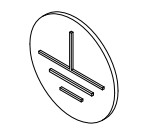 ATM機械部品 006-8614067 ラベル - グラウンド