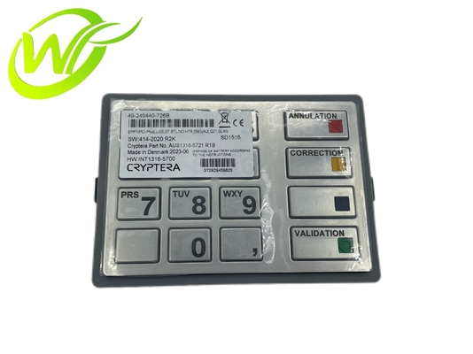 ATM機械部品 Diebold ATM 49249440726B EPP7 ((BSC),LGE,ST STL,HTR,FRE,QZ1,COMMA,X,I,_,O