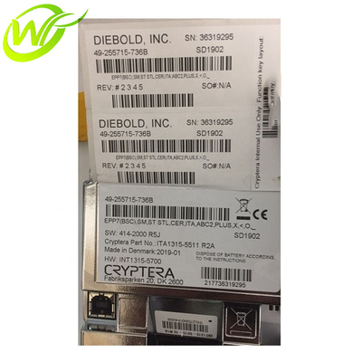 自動支払機機械部品のDieboldの小さいEPP7キーボードのキーパッド49-255715-736B 49255715736B
