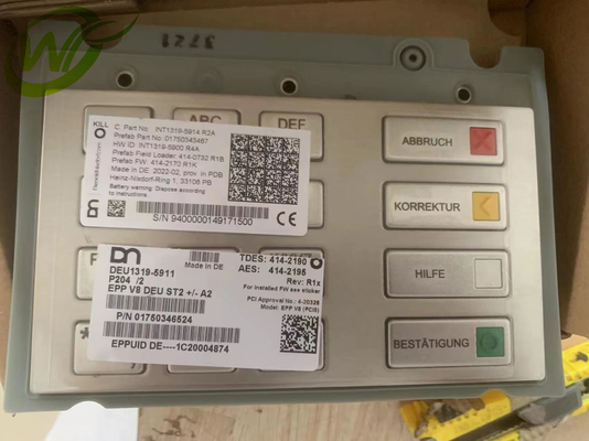 175-0346524自動支払機の予備品のWincor EPP V8のキーボード1750346524